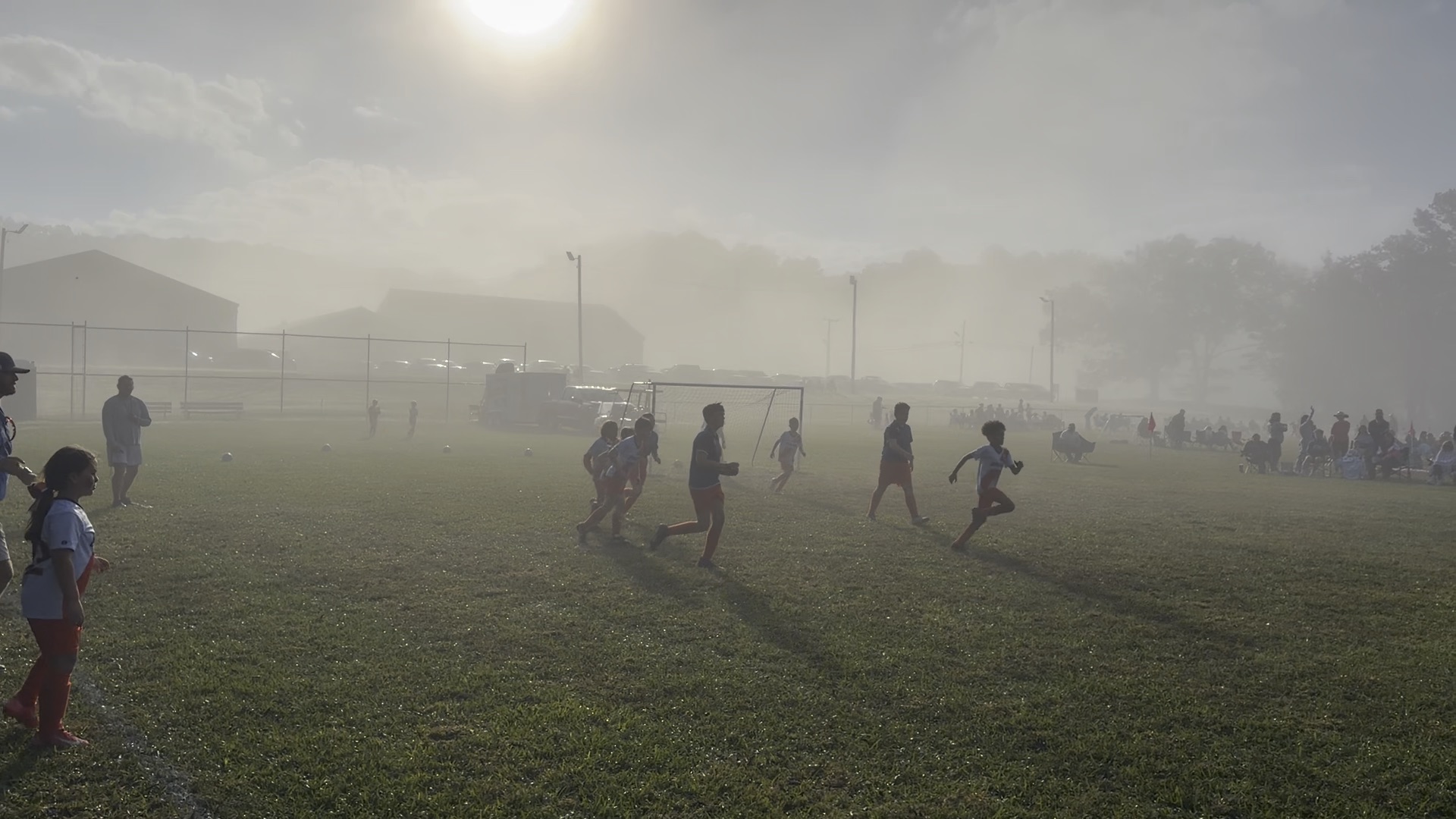 Children participating in recreation ministry